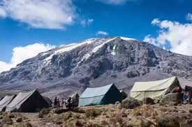 Platinum Package walk-in geodesic dome tents on Mount Kilimanjaro